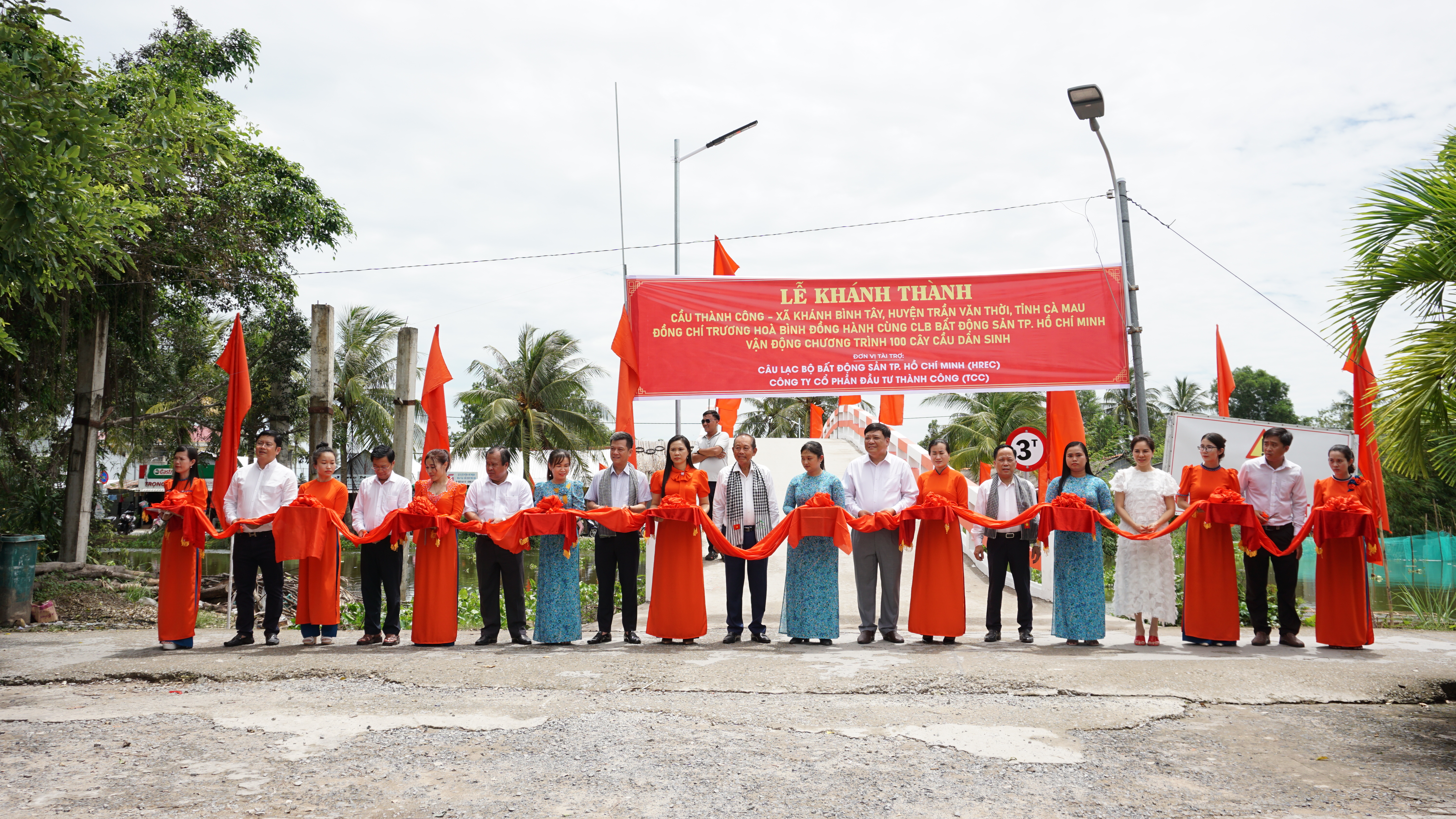 LỄ KHÁNH THÀNH CẦU THÀNH CÔNG TỈNH CÀ MAU KINH PHÍ XÂY DỰNG GẦN 1 TỶ ĐỒNG