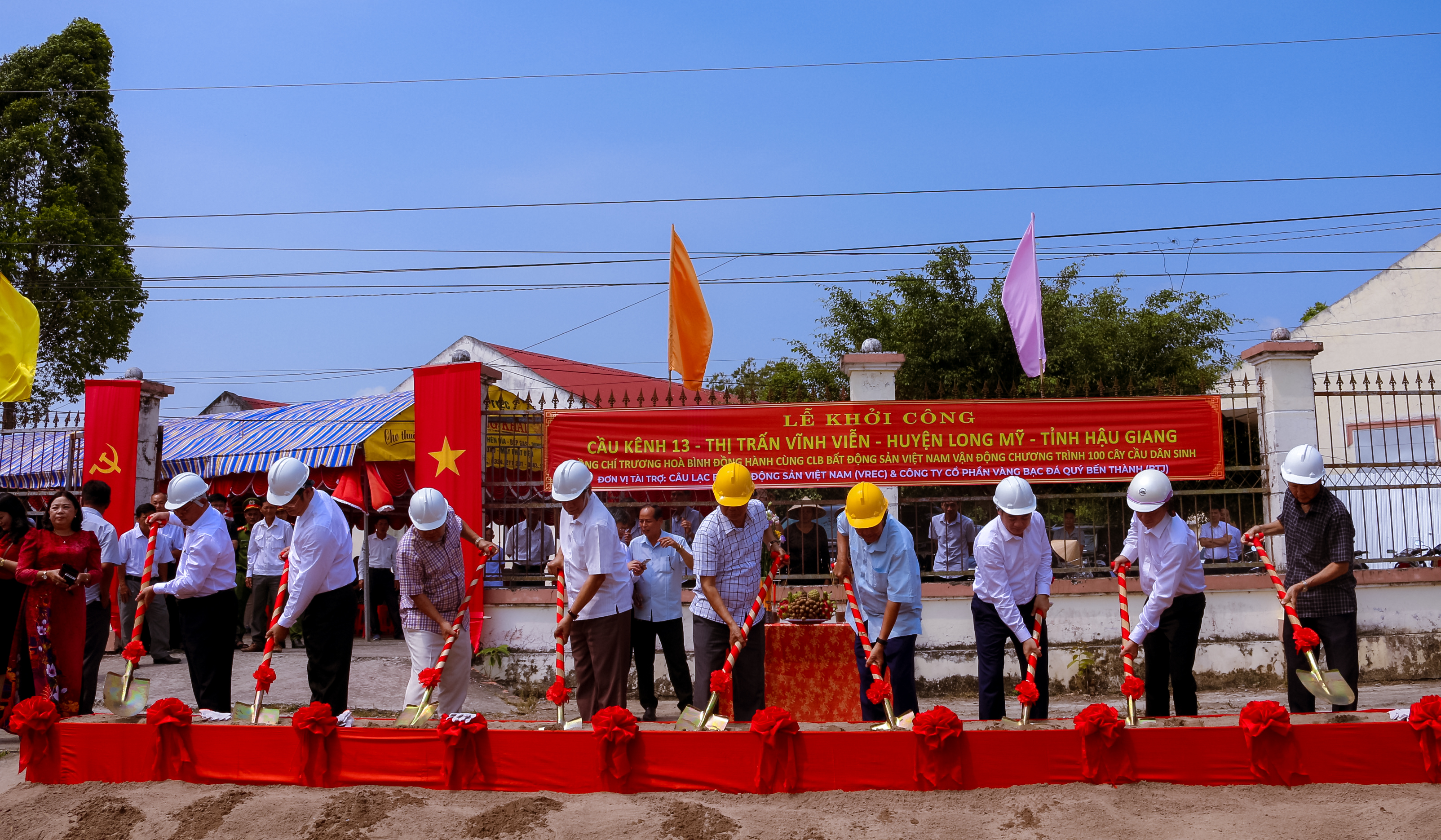 CHƯƠNG TRÌNH LỄ KHỞI CÔNG CẦU TỪ THIỆN TẠI 2 TỈNH HẬU GIANG_ TỈNH VĨNH LONG” KINH PHÍ HƠN 2 TỶ ĐỒNG