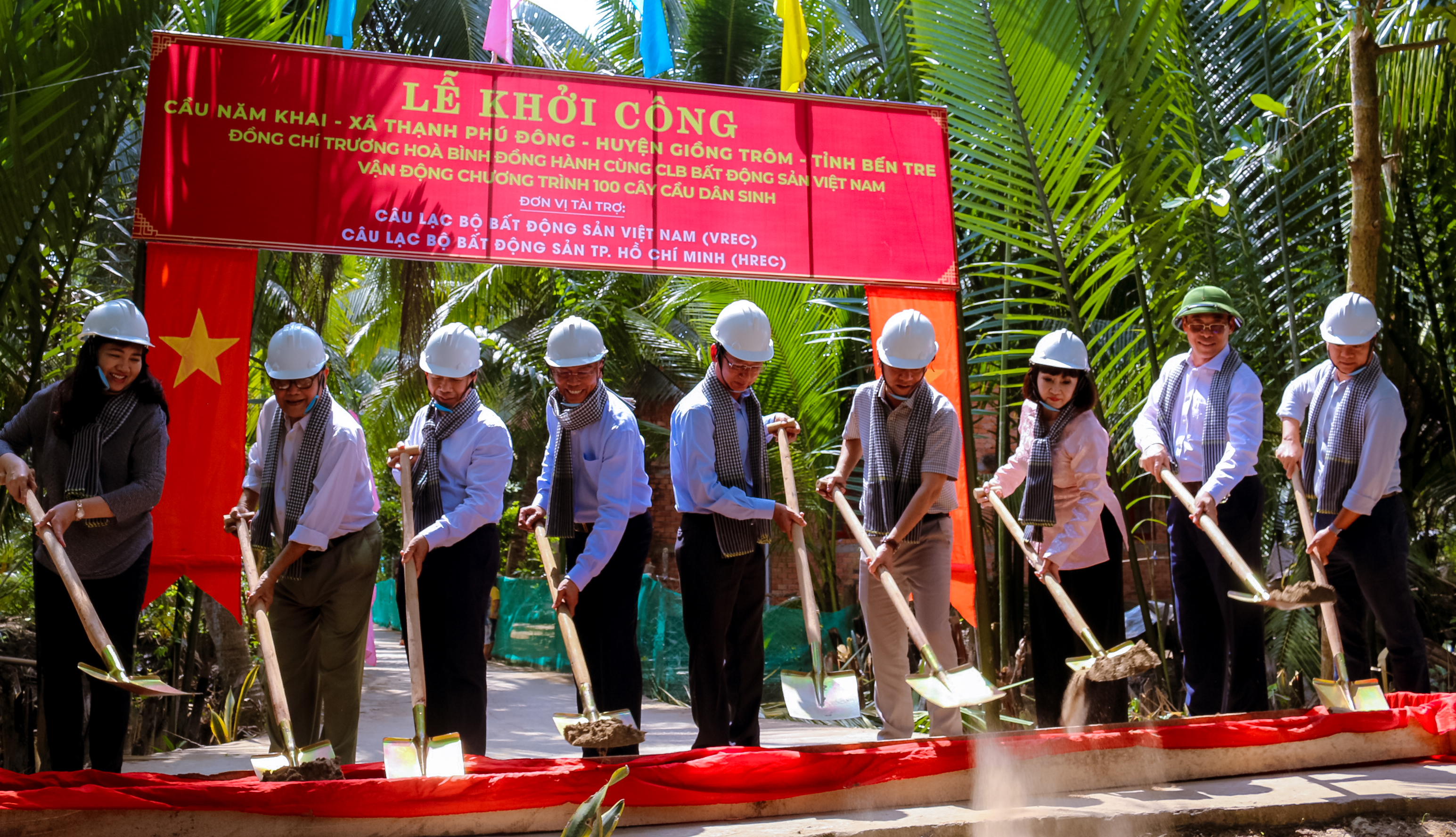 CHƯƠNG TRÌNH LỄ KHỞI CÔNG CẦU NĂM KHAI KINH PHÍ HƠN 1 TỶ ĐỒNG