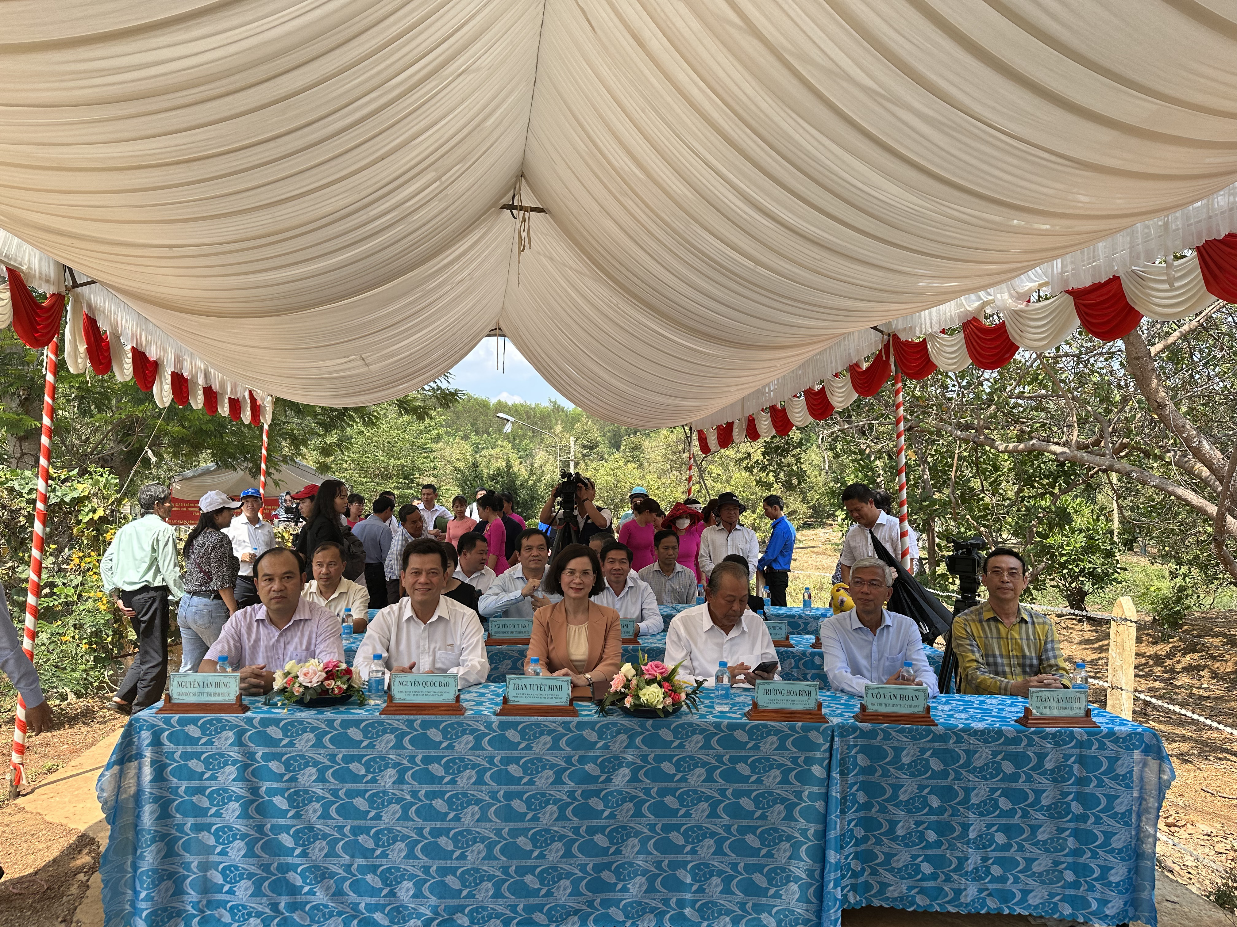 CHƯƠNG TRÌNH LỄ KHỞI CÔNG CẦU GIAO THÔNG NÔNG THÔN TỈNH BÌNH PHƯỚC KINH PHÍ HƠN 2 TỶ ĐỒNG