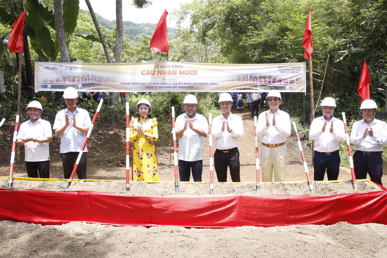 CHƯƠNG TRÌNH “LỄ KHỞI CÔNG XÂY DỰNG 4 CẦU TỪ THIỆN TẠI TỈNH THANH HÓA KINH PHÍ LÊN ĐẾN 1,5 TỶ  ĐỒNG”