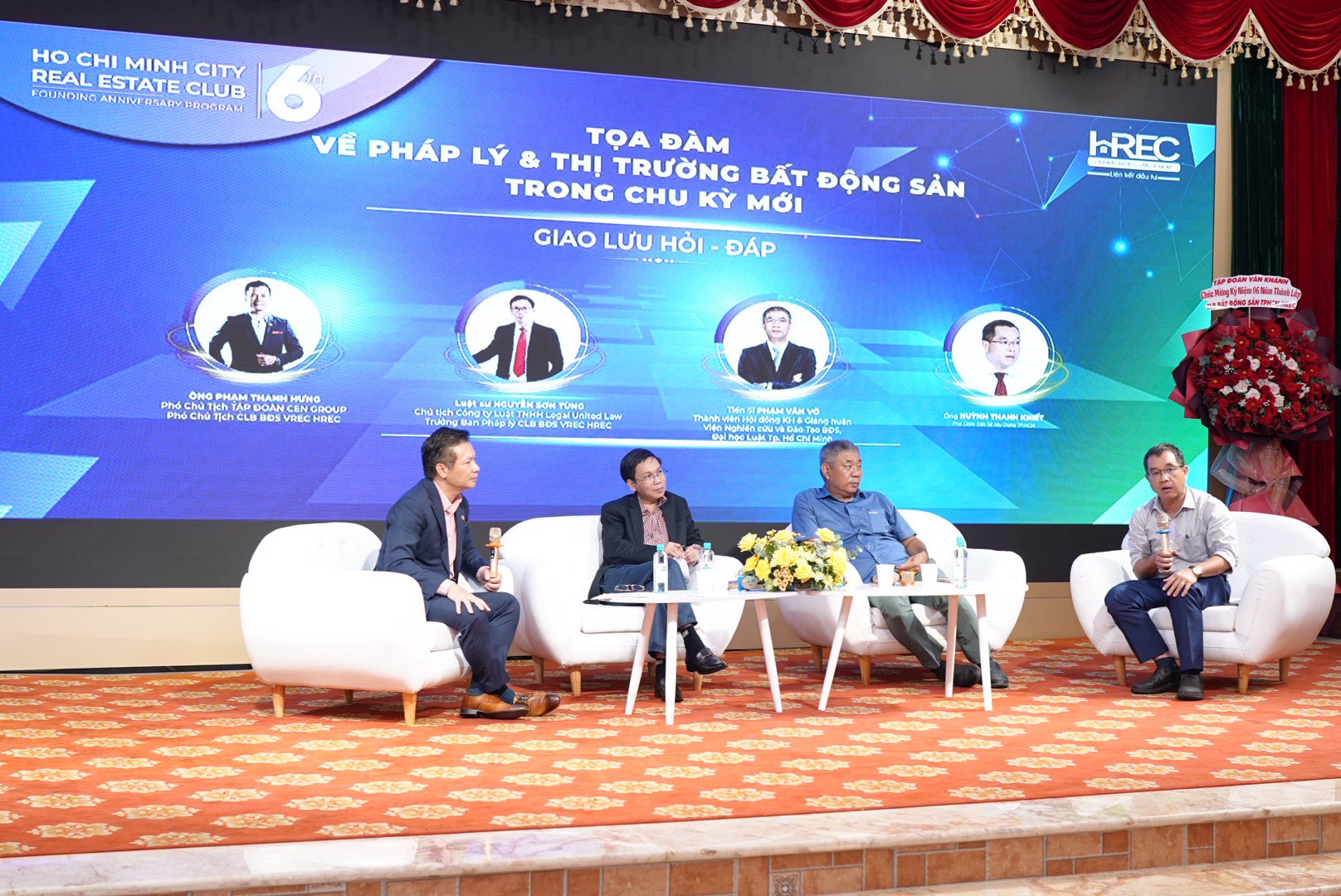 HREC TỔ CHỨC TỌA ĐÀM PHÁP LÝ & THỊ TRƯỜNG BẤT ĐỘNG SẢN TRONG CHU KÌ MỚI