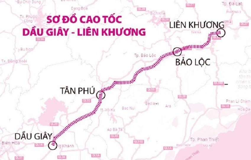 THÔNG TIN MỚI VỀ CAO TỐC DẦY GIÂY – TÂN PHÚ GẦN 9.000 TỈ ĐỒNG